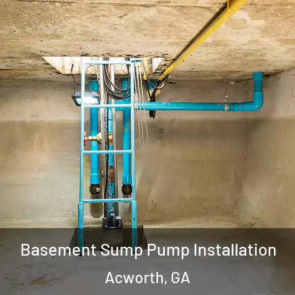  Basement Sump Pump Installation Acworth, GA