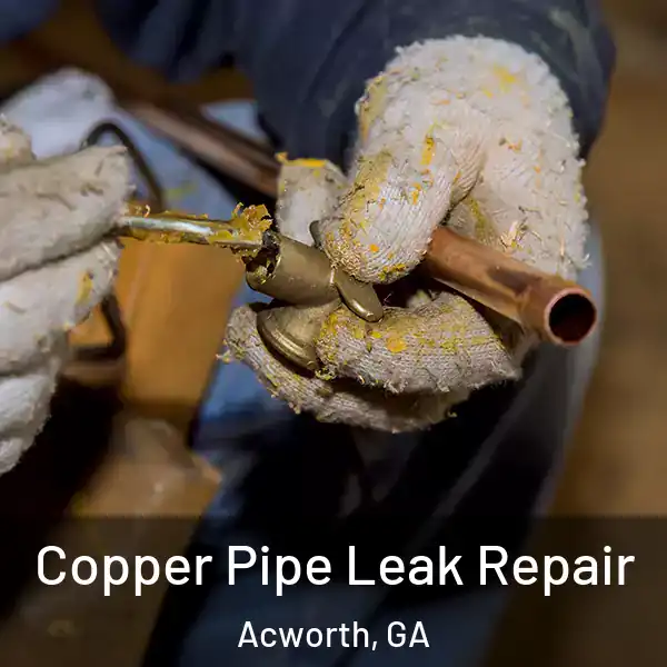  Copper Pipe Leak Repair Acworth, GA