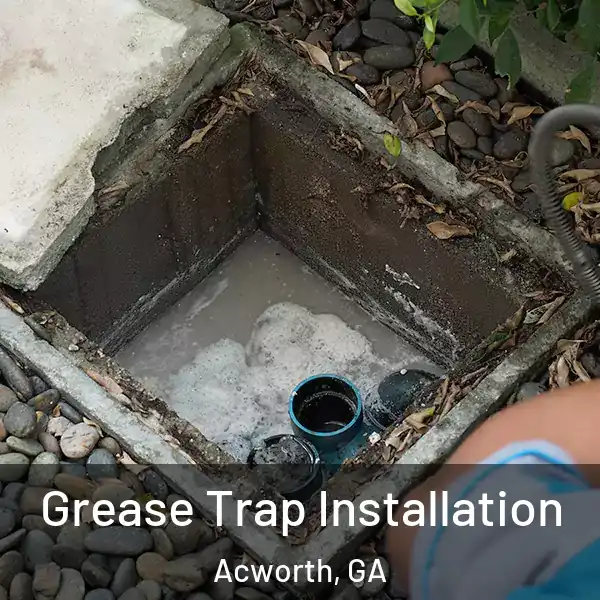  Grease Trap Installation Acworth, GA
