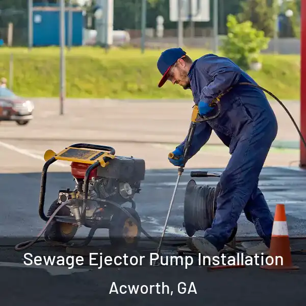  Sewage Ejector Pump Installation Acworth, GA