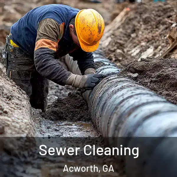  Sewer Cleaning Acworth, GA