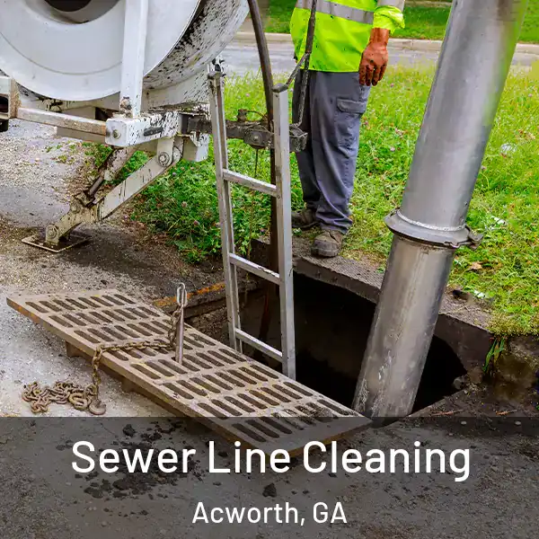  Sewer Line Cleaning Acworth, GA