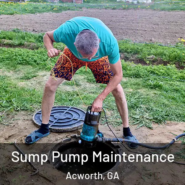  Sump Pump Maintenance Acworth, GA